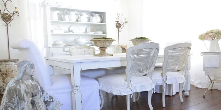 Zaaranżuj jadalnię w stylu chabby chic i dobierz stylowe krzesło do jadalni!