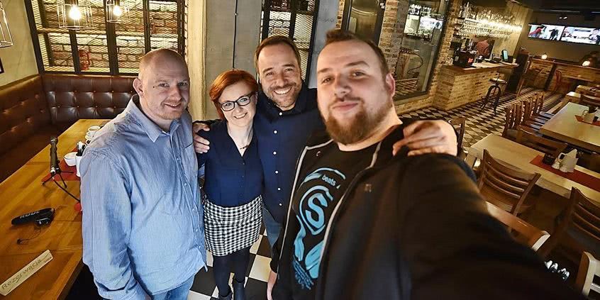 Umeblowani na spotkaniu z Łukaszem Nowickim