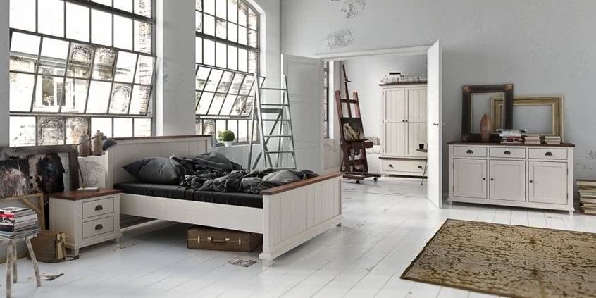 Białe meble do sypialni