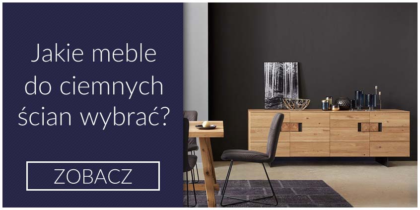 Jakie meble wybrać do ciemnych ścian?