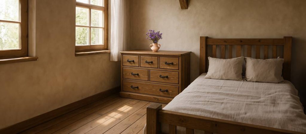 Komoda, witryna czy kredens – jak wybrać mebel do przechowywania w stylu rustykalnym?