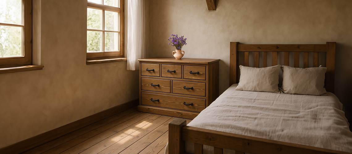 Komoda, witryna czy kredens – jak wybrać mebel do przechowywania w stylu rustykalnym?